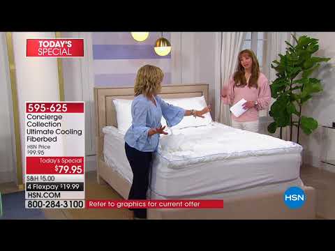 HSN | Concierge Collection Bedding 04.07.2018 - 06 AM