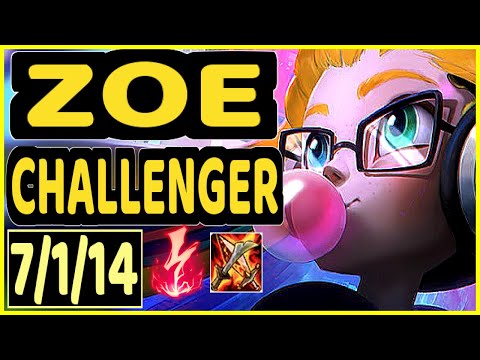 SLASHER1144 (ZOE) - 7/1/14 KDA CHALLENGER GAMEPLAY - NA