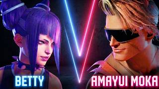 💥SF6💥BETTY(JURI) VS AMAYUI MOKA(LUKE)  #VSPO #甘結もか