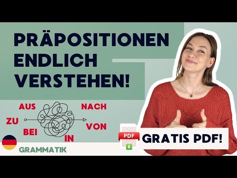 Lokale Präpositionen endlich verstehen! | zu, nach, bei, in, aus,... | Übersicht und kostenloses PDF