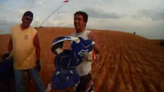 preview picture of video 'Dirt bike jumpin big air at Little Sahara Waynoka'