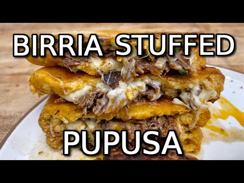Have You ever Seen A Beef Birria Stuffed Pupusa?