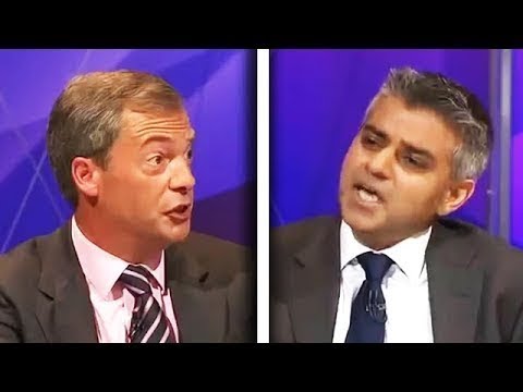 'You Are Completely Clueless'   Nigel Farage SCHOOLS Sadiq Khan In a Debate Live On TV