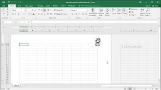 How to insert and modify picture in header/footer of worksheet in Excel