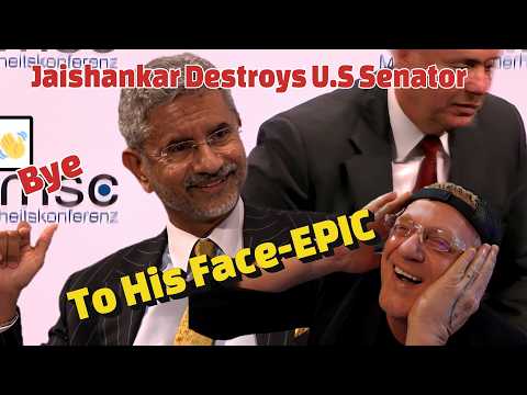 India's Jaishankar ROASTS! U.S Senator Lindsey Graham for 40 Minutes Lindsey RUNS off the Stage