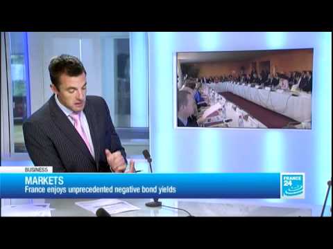 BUSINESS: France enjoys unprecendented negative bond yields