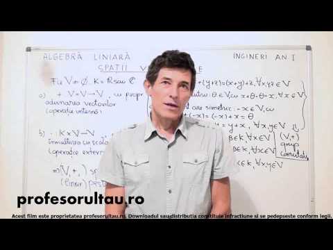 16   Spatii vectoriale   partea 1 - profesorultau.ro