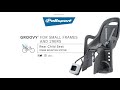Видео о Детское велокресло Polisport Groovy Maxi FF 29 Light Green/Dark Grey 8406000032