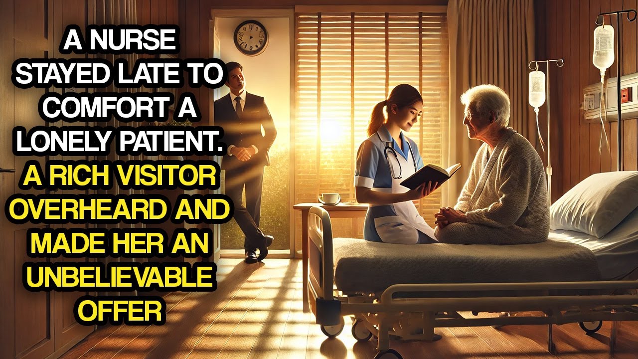 A Nurse Stayed Late to Comfort a Lonely Patient. A Rich Visitor Overheard and Made Her an Offer