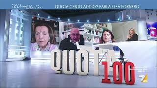 Quota 100, Guido Crosetto: Salvini e la Fornero stanno dicendo in fondo la stessa cosa. Myrta ...