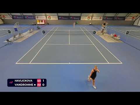 Lucie Havlickova [SE] (CZE) vs Jeline Vandromme [JE] (BEL) // 6-7 6-3 7-5 // W75 Trnava / Semi-final