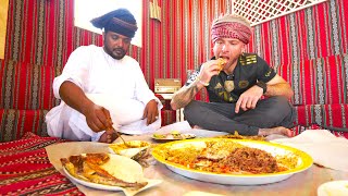 Local SOUTH OMANI FOOD - Tuna Biryani & Coconut Fish Curry in Taqah, Oman!!