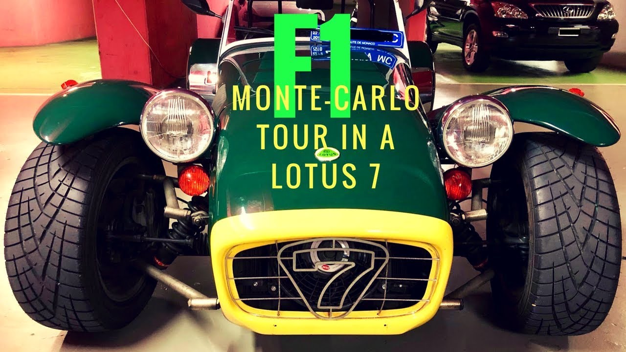 Lotus 7 MonteCarlo F1 Guided tour of Monaco  in 2018