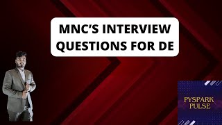 MNC asked Interview Question  #mnc #accenture #ey #cognizant #pwc #deloitte #DE #interview