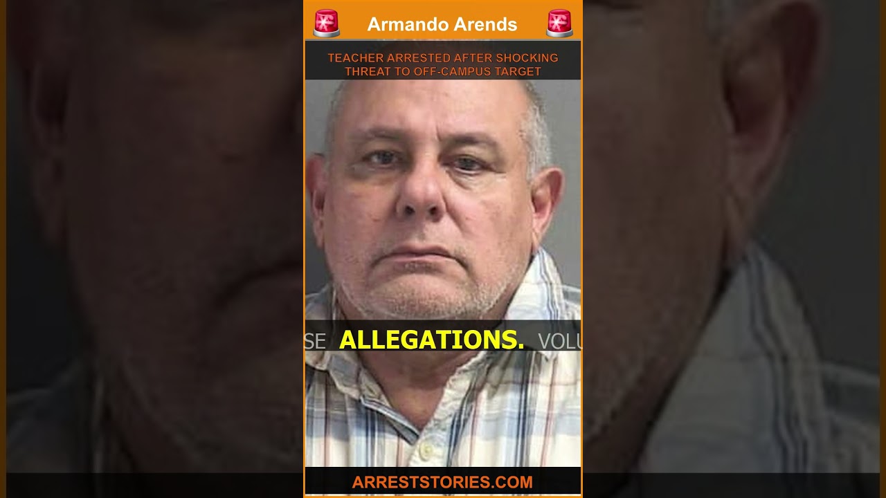 TEACHER ARRESTED AFTER SHOCKING THREAT TO OFF-CAMPUS TARGET