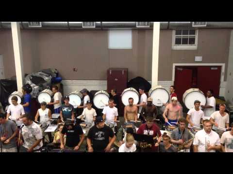 UMass Drumline 2014: Earth, Wind & Fire Medley - Band Camp (2)