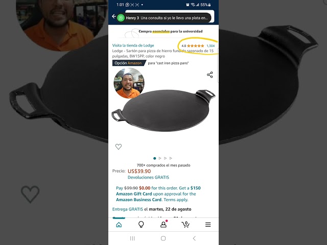 Vídeo relacionado con LODGE Juego de 5 piezas de hierro fundido pre-sazonado, color negro