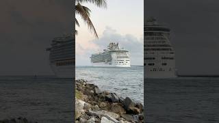 Independence of the Seas sailing out to sea! #royalcaribbean #independenceoftheseas #cruise
