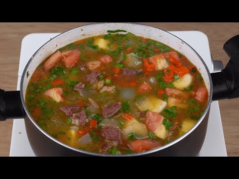 Caribéu, the typical Brazilian dish from Pantanal, easy and very different recipe!