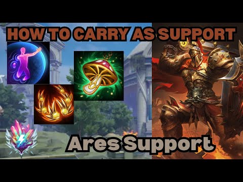 HOW TO CARRY AS SUPPORT - Ares Support Smite 2 Gameplay