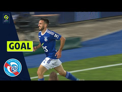 Goal Adrien THOMASSON (28' - RCSA) RC STRASBOURG ALSACE - CLERMONT FOOT 63 (1-0) 21/22