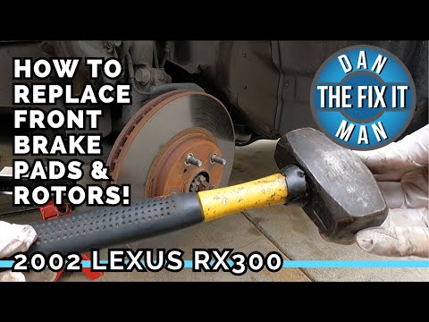 1999 - 2003 Lexus RX300 - Replacing Front Brake Pads & Rotors - Complete Tutorial With Torque Specs!
