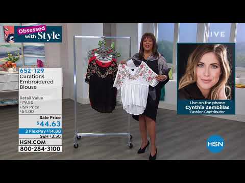 Curations Embroidered Blouse