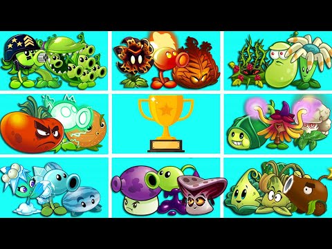 Tournament 8 Best Team Plants - Who Will Win? - PvZ 2 Team Plant Vs Team Plant