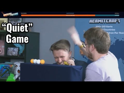 Jimmy and Grian Being Anything BUT Quiet in “The Quiet Games” (Hermitcraft Charity Livestream)