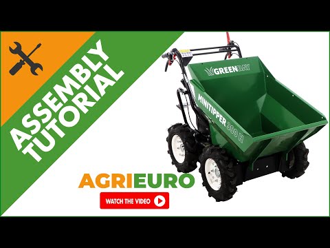 GREENBAY MINITIPPER 300 H Petrol Wheelbarrow 4x4 - Assembly tutorial
