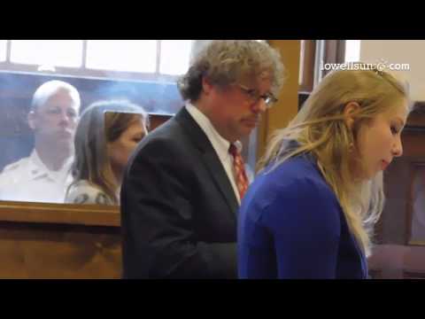 Barbara Tucker of Billerica pleads not guilty to stabbing a man with an ice pick. Video by Lisa Redm