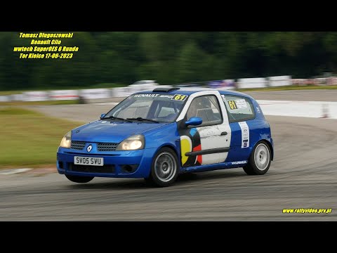 Tomasz Długoszewski - Renault Clio - wwtech SuperOES 6 Runda Tor Kielce 17-06-2023