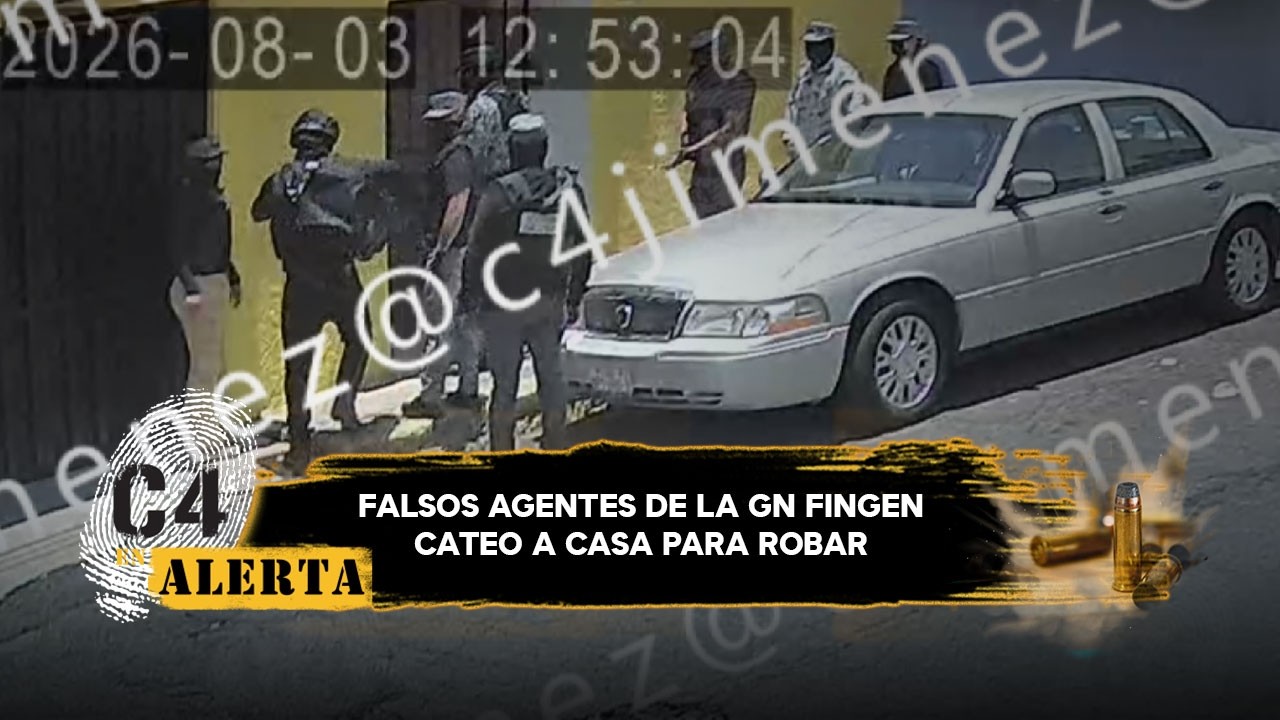 Banda de ladrones realiza falso cateo en Naucalpan; se disfrazaron de agentes de seguridad