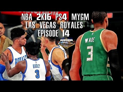 NBA 2K16 PS4 Las Vegas MYGM - Taking On D.Wade!! (EP.14)