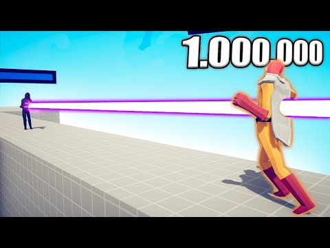 1.000.000 DAMAGE LASER GUN 1 vs 1 TOURNAMENT - TABS | Totally Accurate Battle Simulator 2023