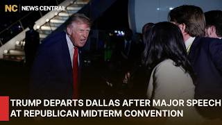 WATCH FULL: Donald Trump Departs Dallas for the White House After RNC | AC1W