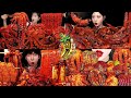 Spicy Seafood Mukbang Compilation Fiery Crabs Shrimp More ️ Hashtags