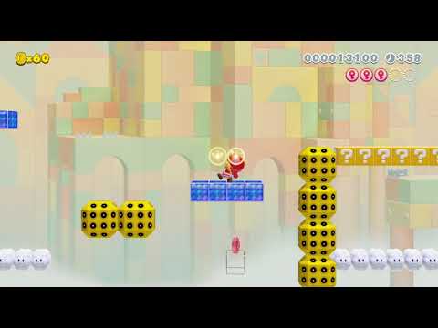 World 7-1 Tricky Thorn Traps by 3rd Bunny - Super Mario Maker 2 - No Commentary 1ca