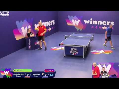 WINners CUP table 1  29.11 Zaporozhets Roman - Rudenko Ivan 19:30