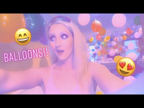 FILLING MY BASEMENT WITH BALLOONS!!😍🤗