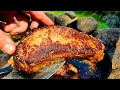Giant XXL Sandwich with delicious Steak | ASMR Outdoor Cooking