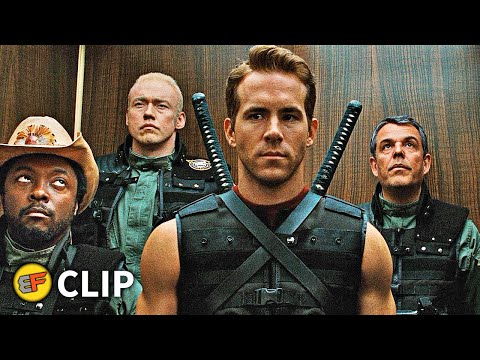 Deadpool/Wade Wilson Deflecting Bullets Scene | X-Men Origins Wolverine (2009) Movie Clip HD 4K