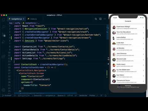 Drawer Navigator Basic Setup Master React Navigation V5