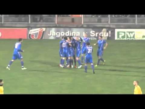 JSL 2012/13, 14. kolo, Jagodina - BSK Borca 2:0