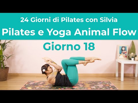 24 Days of Pilates with Silvia - Day 18 - Pilates and Animal Flow Yoga