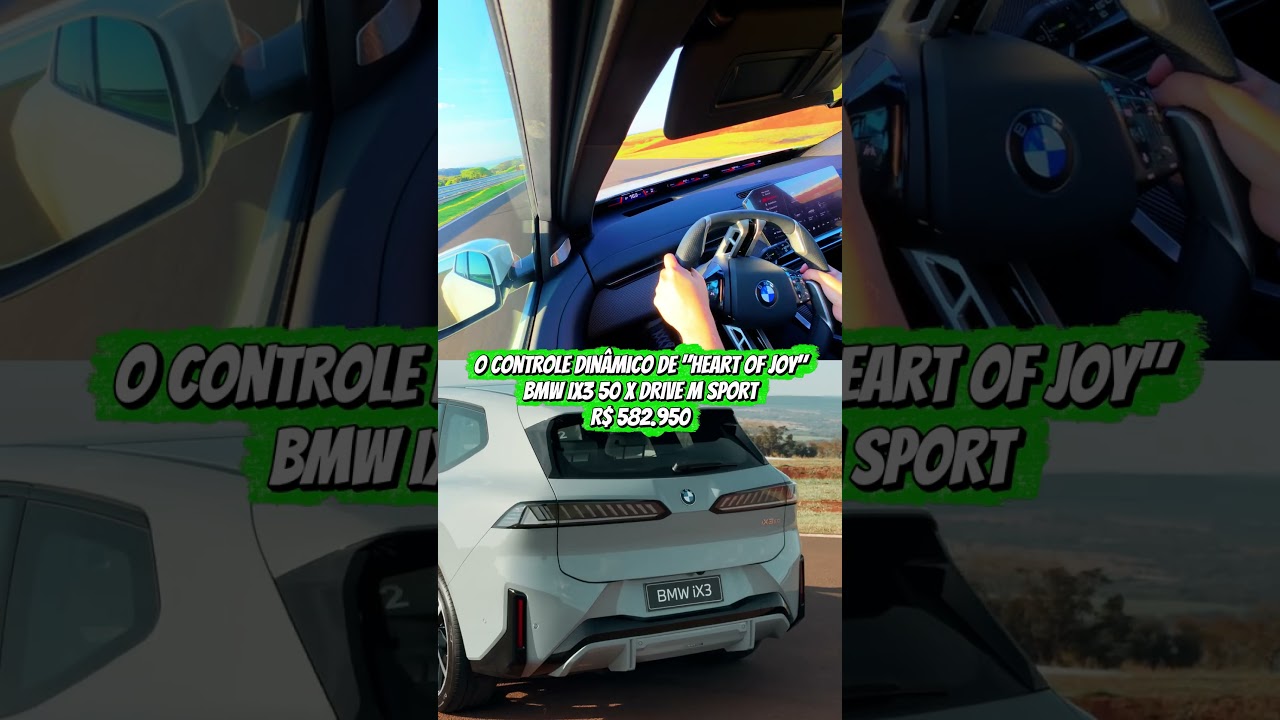 O CONTROLE DINÂMICO DE "HEART OF JOY"! O teste limite do BMW iX3 na pista! 🏎️⚡
