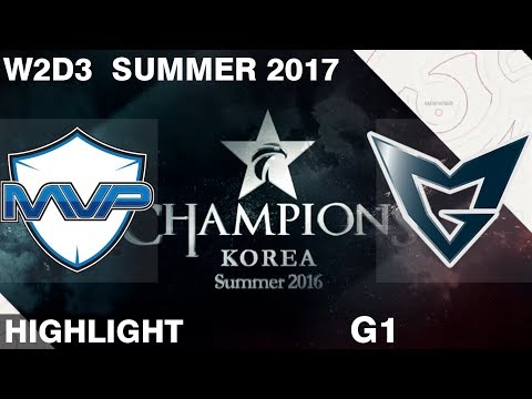 MVP vs SSG | Game 1 | HIGHLIGHTS | LCK SUMMER 2017 | MVP vs Samsung Galaxy