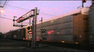 preview picture of video 'Railfanning Glendale Ohio Part 4 (NS D9-40CW leads 196)'