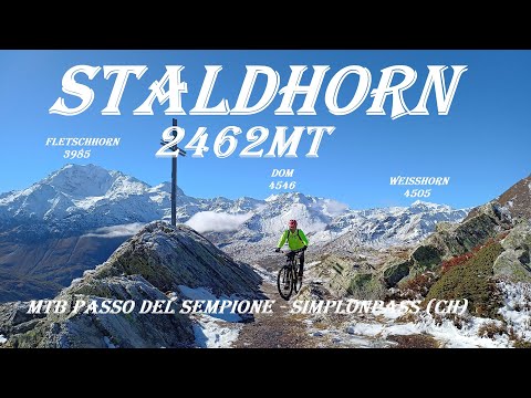 STALDHORN 2462mt MTB Passo del Sempione - Simplonpass