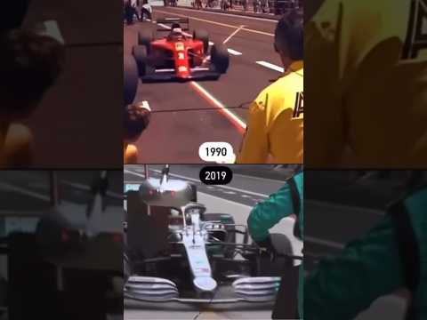 F1 pit stops 90’s vs Now 😵‍💫 #f1 #formula1 #ferrari #mercades #schumacher #lewishamilton